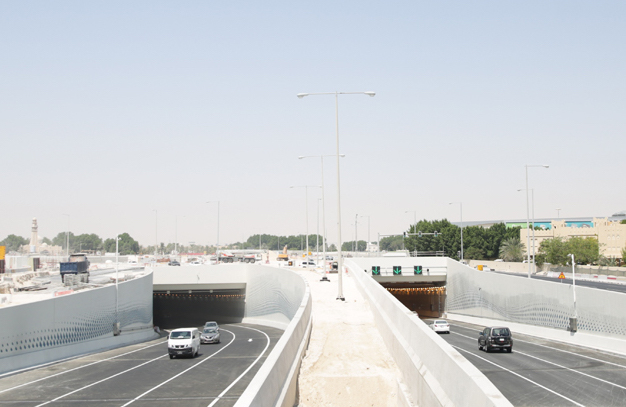“Ashghal” Opens Two Tunnels at Pearl Interchange