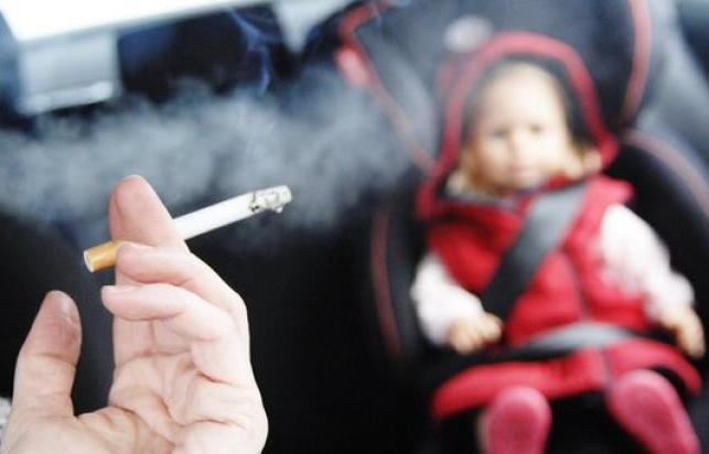 3000 Riyals fine if you smoke and kids in the car