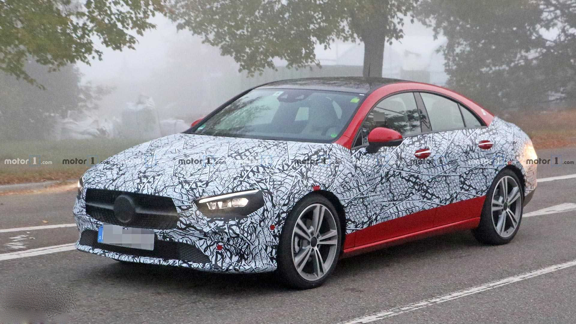 Mercedes CLA 2020 appears during testing
